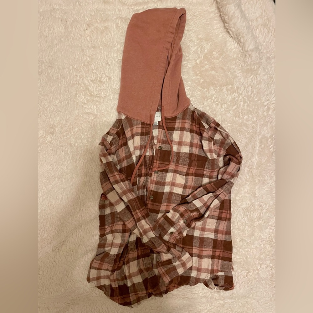 American Eagle Flannel hoodie